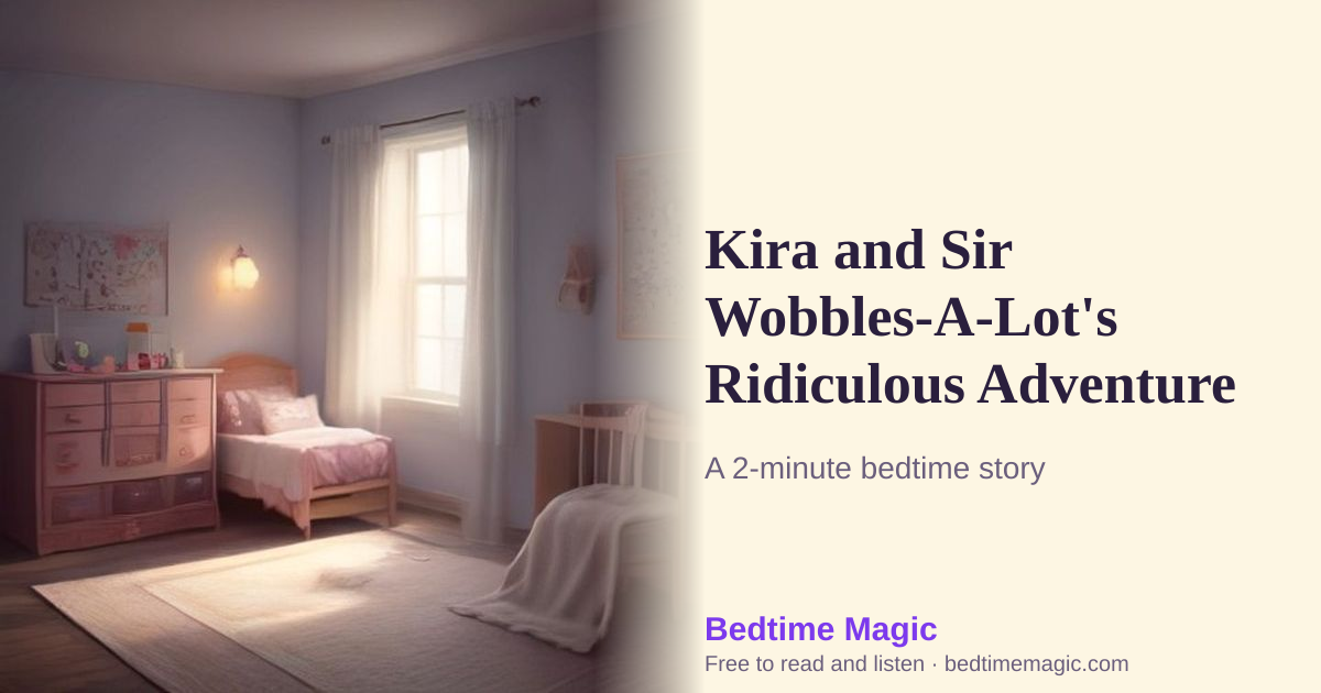 Illustration for Kira and Sir Wobbles-A-Lot's Ridiculous Adventure