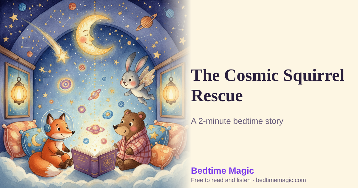 Illustration for The Cosmic Squirrel Rescue