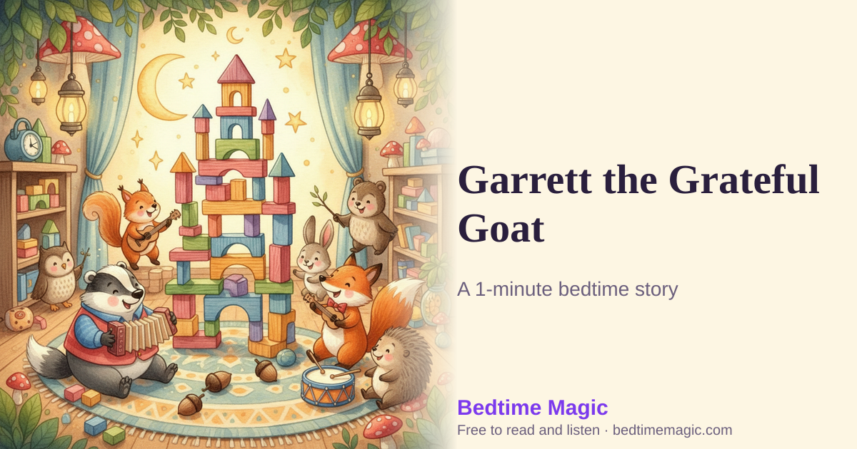 Illustration for Garrett the Grateful Goat