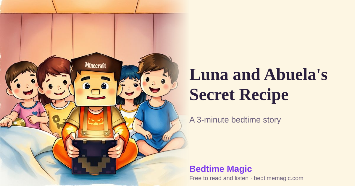 Illustration for Luna and Abuela's Secret Recipe