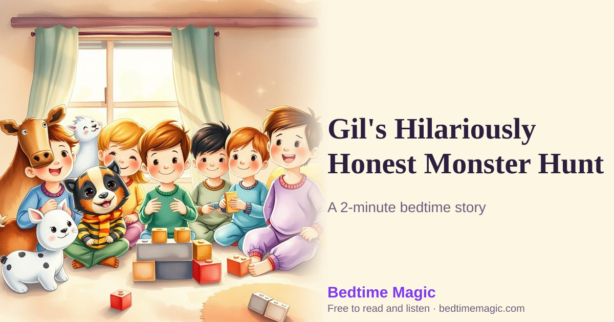 Illustration for Gil's Hilariously Honest Monster Hunt