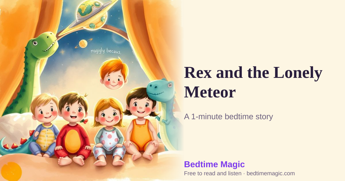 Illustration for Rex and the Lonely Meteor