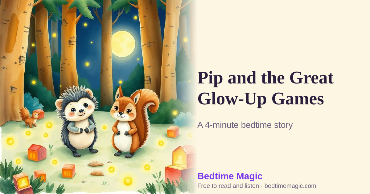 Illustration for Pip and the Great Glow-Up Games