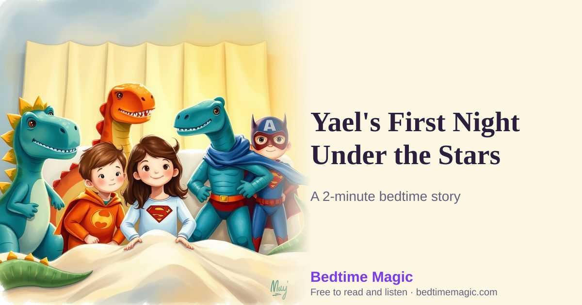 Illustration for Yael's First Night Under the Stars