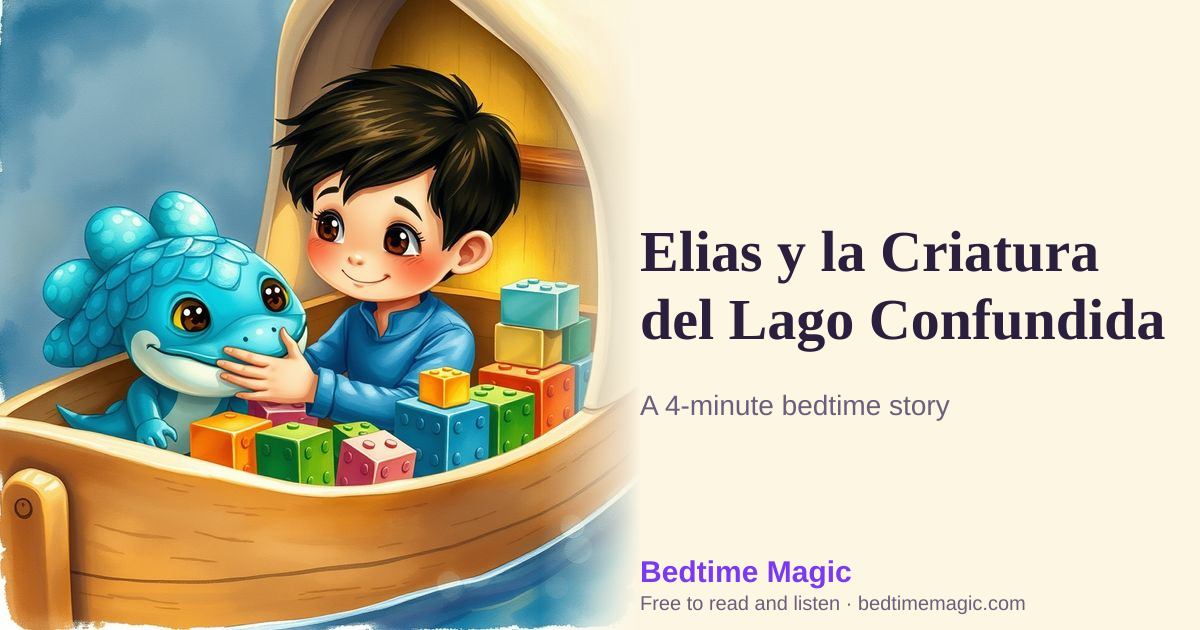 Illustration for Elias y la Criatura del Lago Confundida