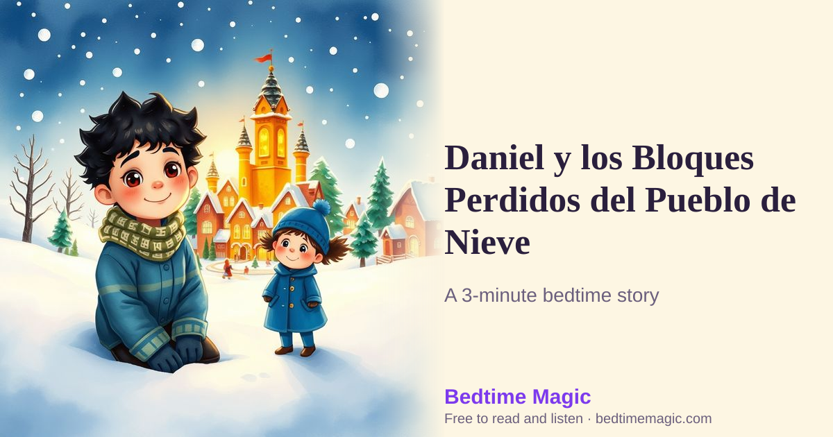 Illustration for Daniel y los Bloques Perdidos del Pueblo de Nieve