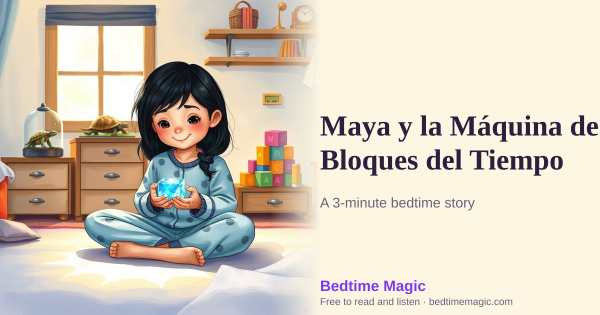 Illustration for Maya y la Máquina de Bloques del Tiempo