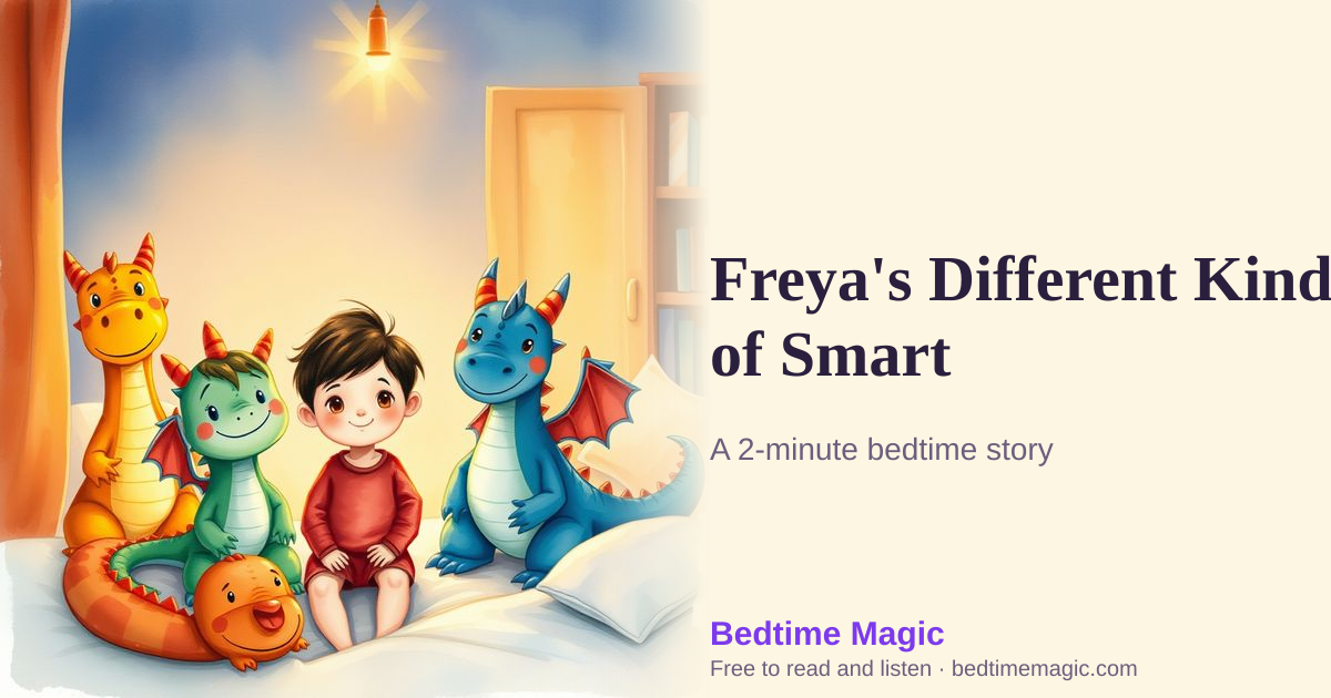 Illustration for Freya's Different Kind of Smart