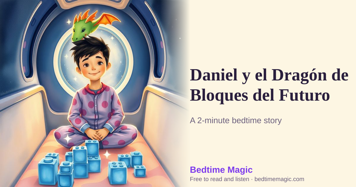 Illustration for Daniel y el Dragón de Bloques del Futuro