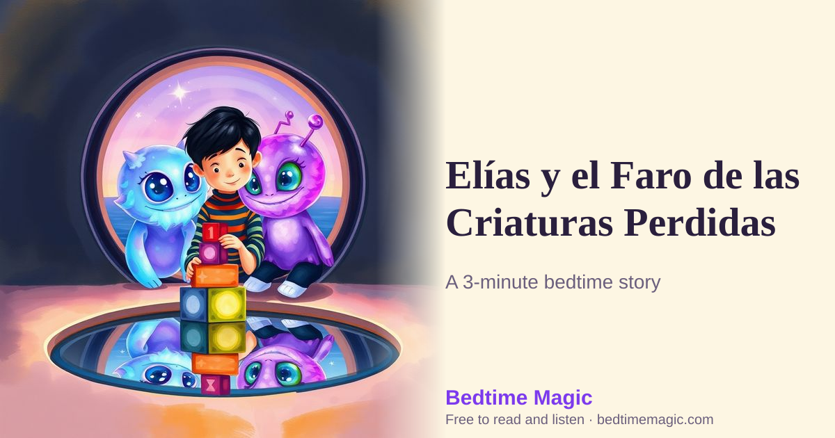Illustration for Elías y el Faro de las Criaturas Perdidas