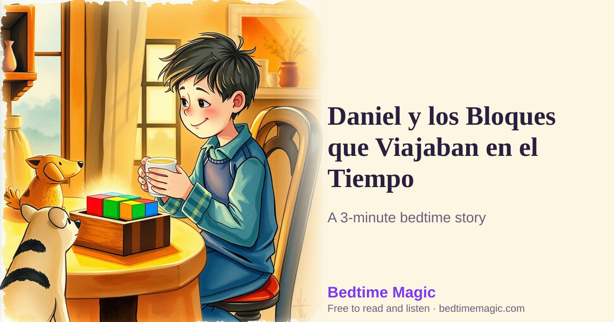 Illustration for Daniel y los Bloques que Viajaban en el Tiempo