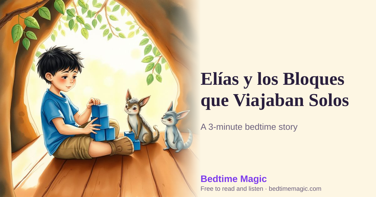 Illustration for Elías y los Bloques que Viajaban Solos