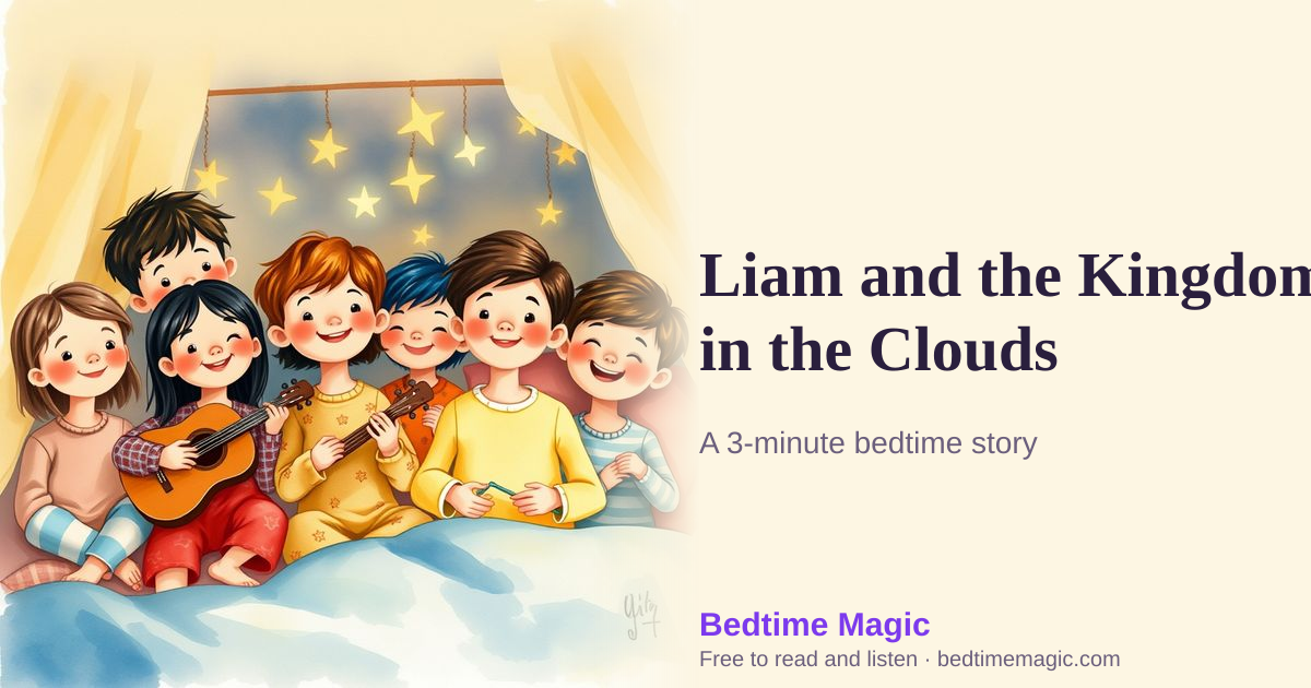Illustration for Liam and the Kingdom in the Clouds