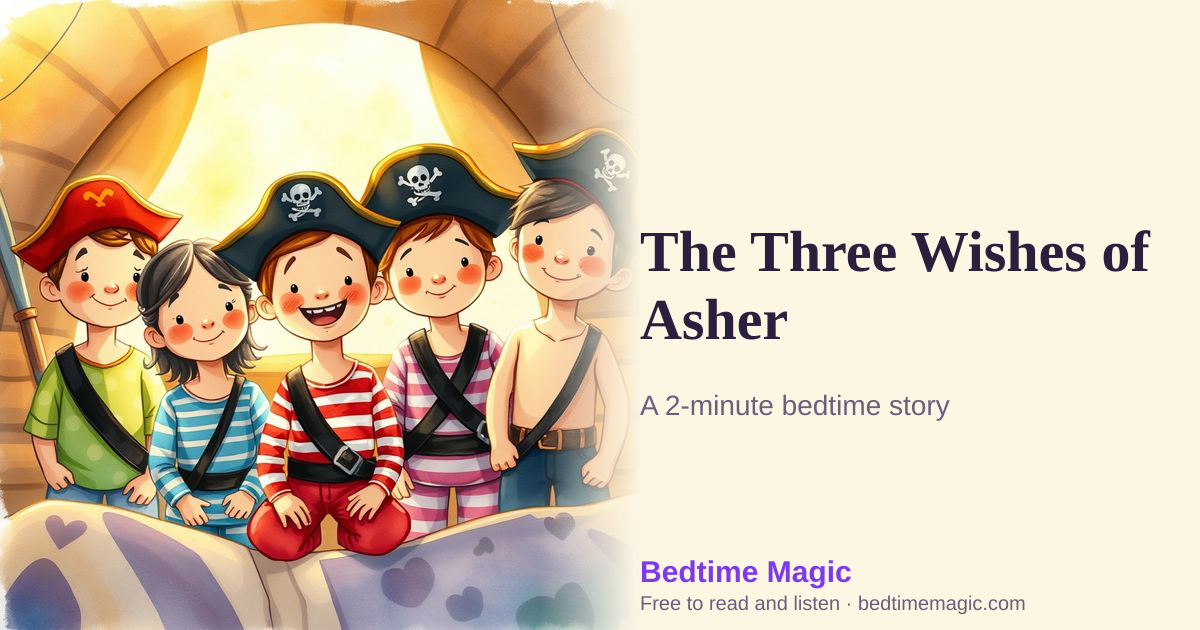 Illustration for The Three Wishes of Asher
