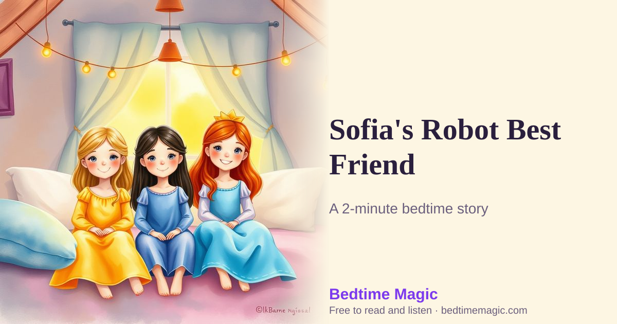 Illustration for Sofia's Robot Best Friend