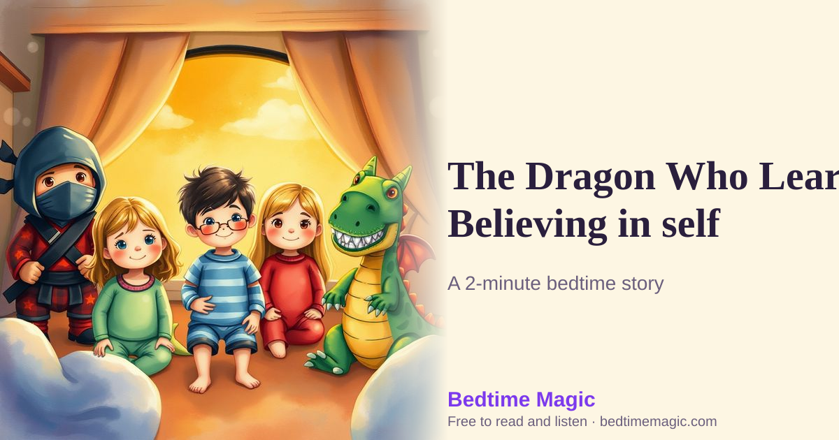 Illustration for The Dragon Who Learned Believing in self