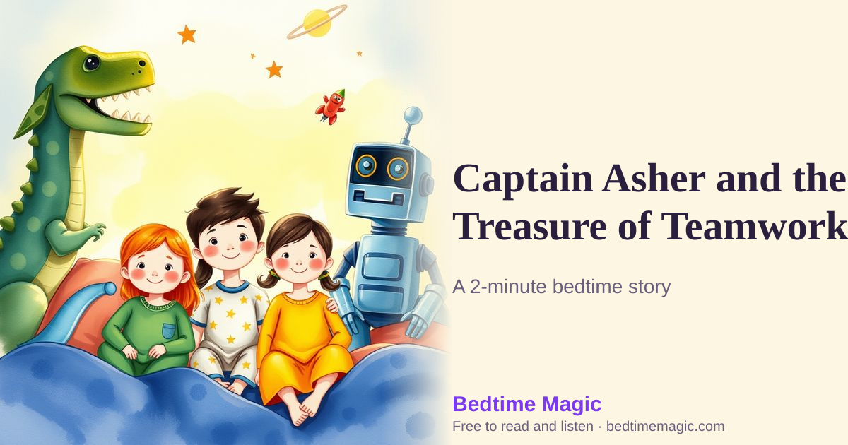 Illustration for Captain Asher and the Treasure of Teamwork