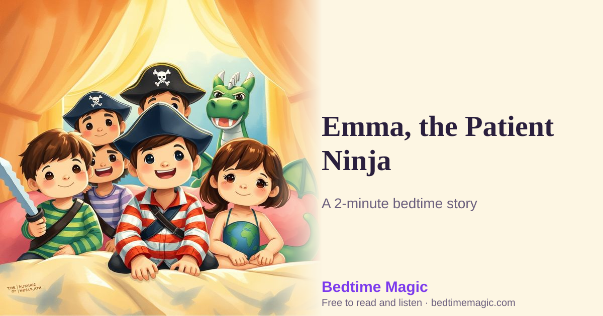 Illustration for Emma, the Patient Ninja
