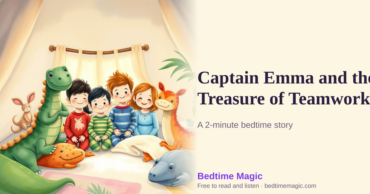 Illustration for Captain Emma and the Treasure of Teamwork
