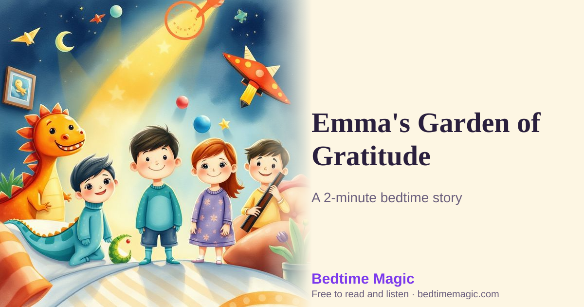 Illustration for Emma's Garden of Gratitude
