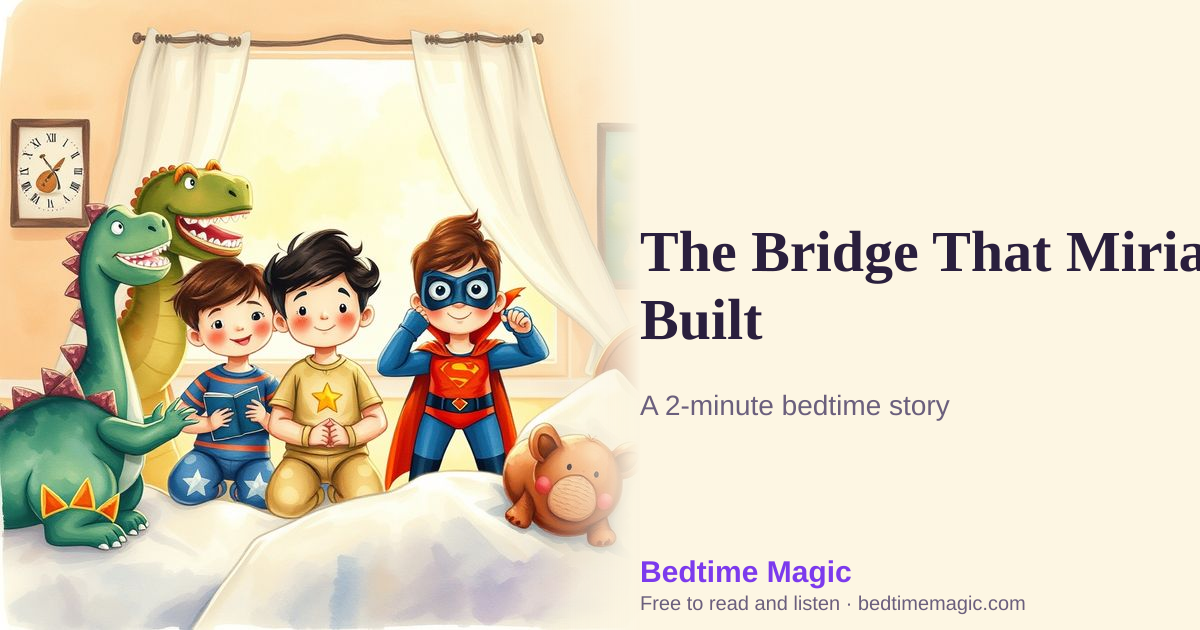 Illustration for The Bridge That Miriam Built