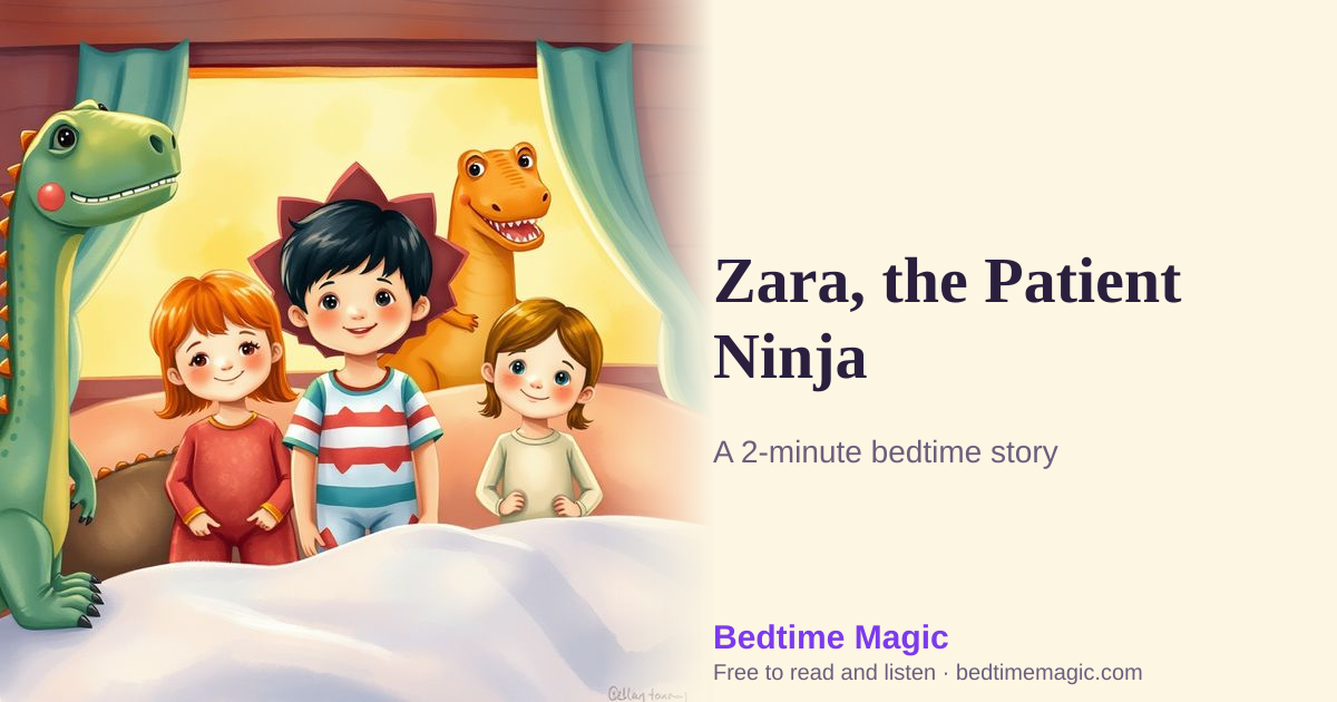 Illustration for Zara, the Patient Ninja