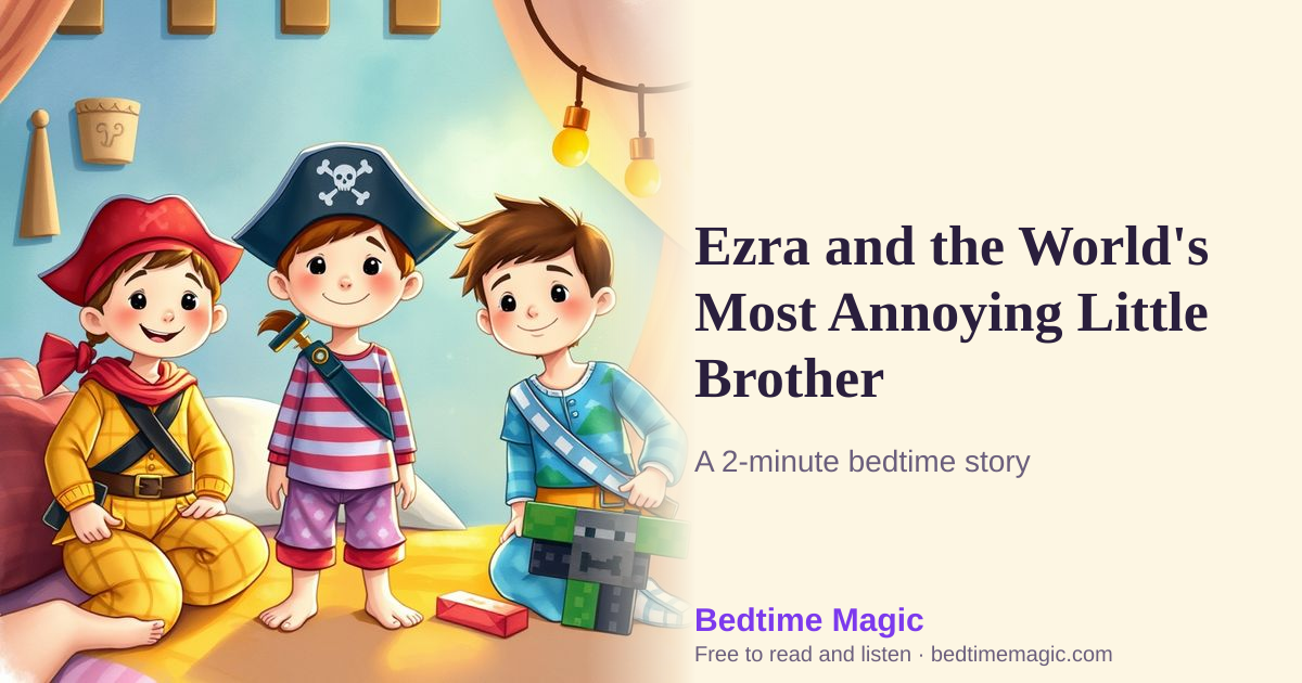 Illustration for Ezra and the World's Most Annoying Little Brother