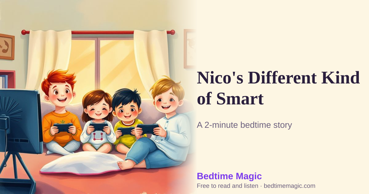 Illustration for Nico's Different Kind of Smart