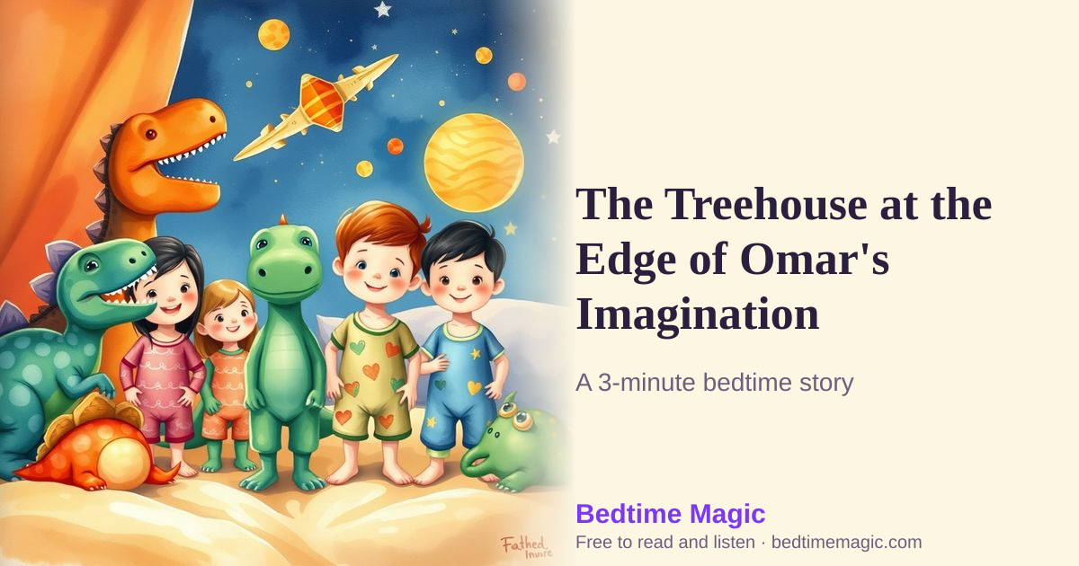 Illustration for The Treehouse at the Edge of Omar's Imagination