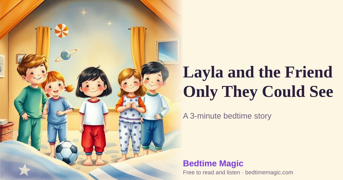 Illustration for Layla and the Friend Only They Could See