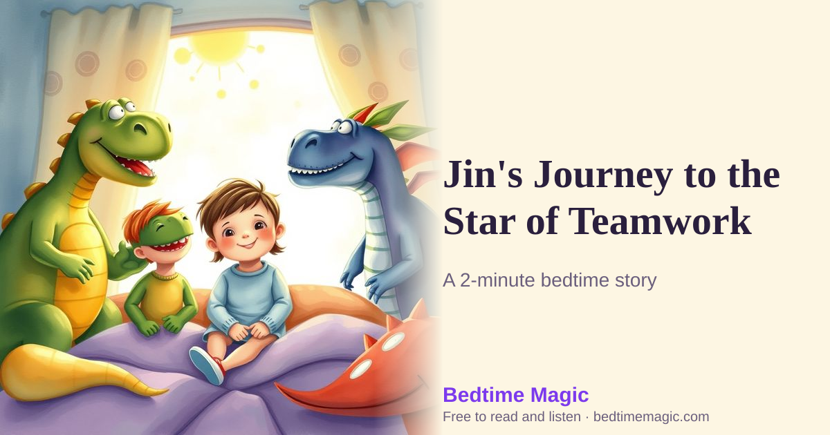 Illustration for Jin's Journey to the Star of Teamwork