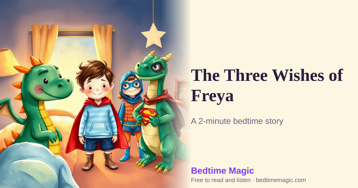 Illustration for The Three Wishes of Freya