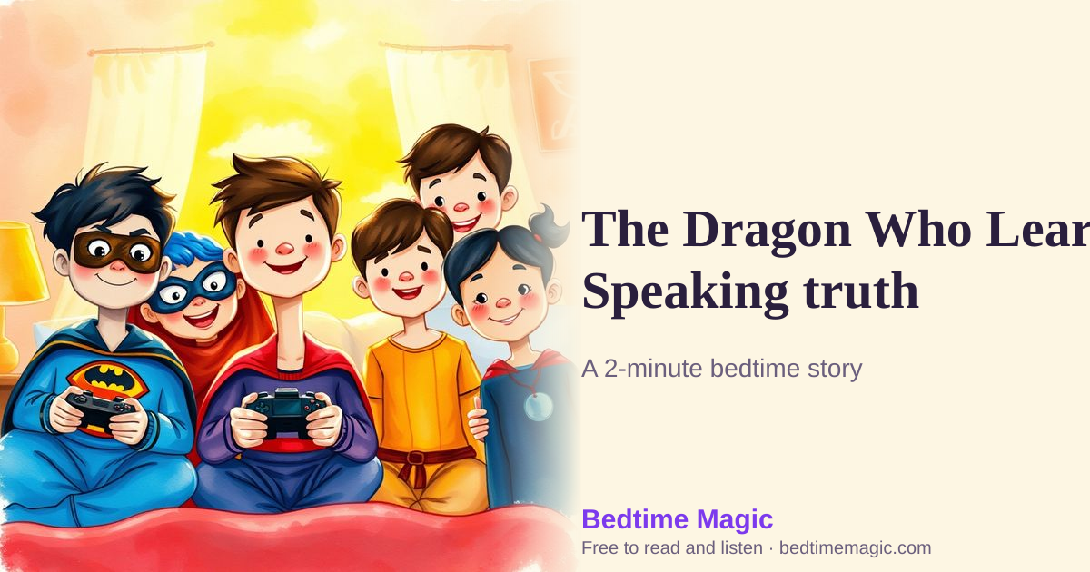 Illustration for The Dragon Who Learned Speaking truth