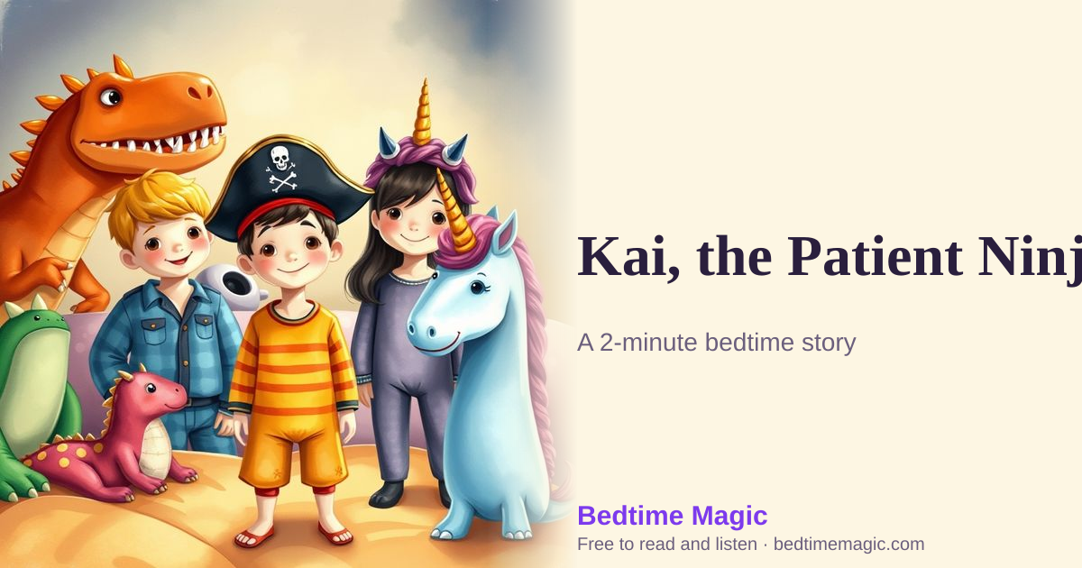 Illustration for Kai, the Patient Ninja