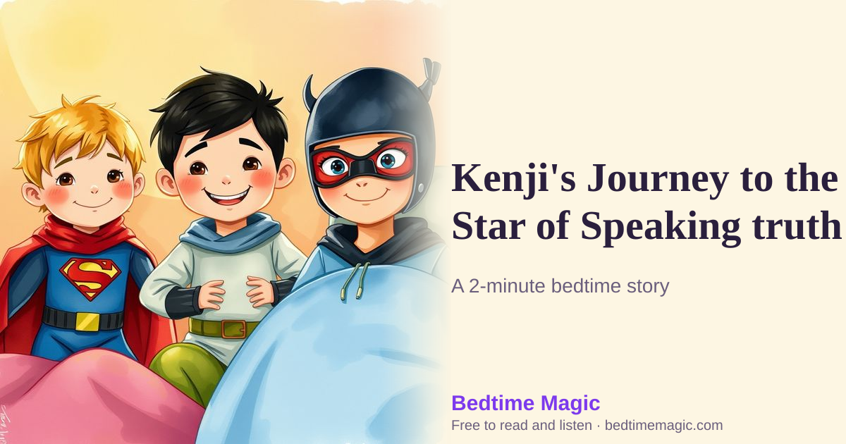 Illustration for Kenji's Journey to the Star of Speaking truth