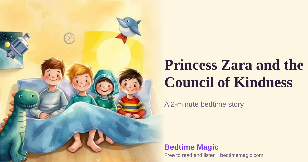 Illustration for Princess Zara and the Council of Kindness