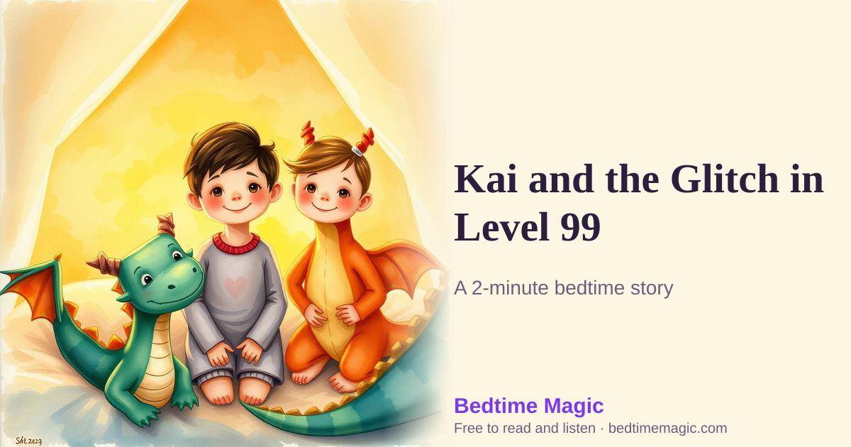 Illustration for Kai and the Glitch in Level 99
