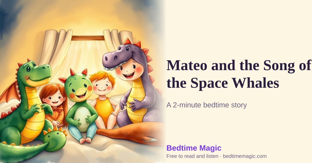 Illustration for Mateo and the Song of the Space Whales