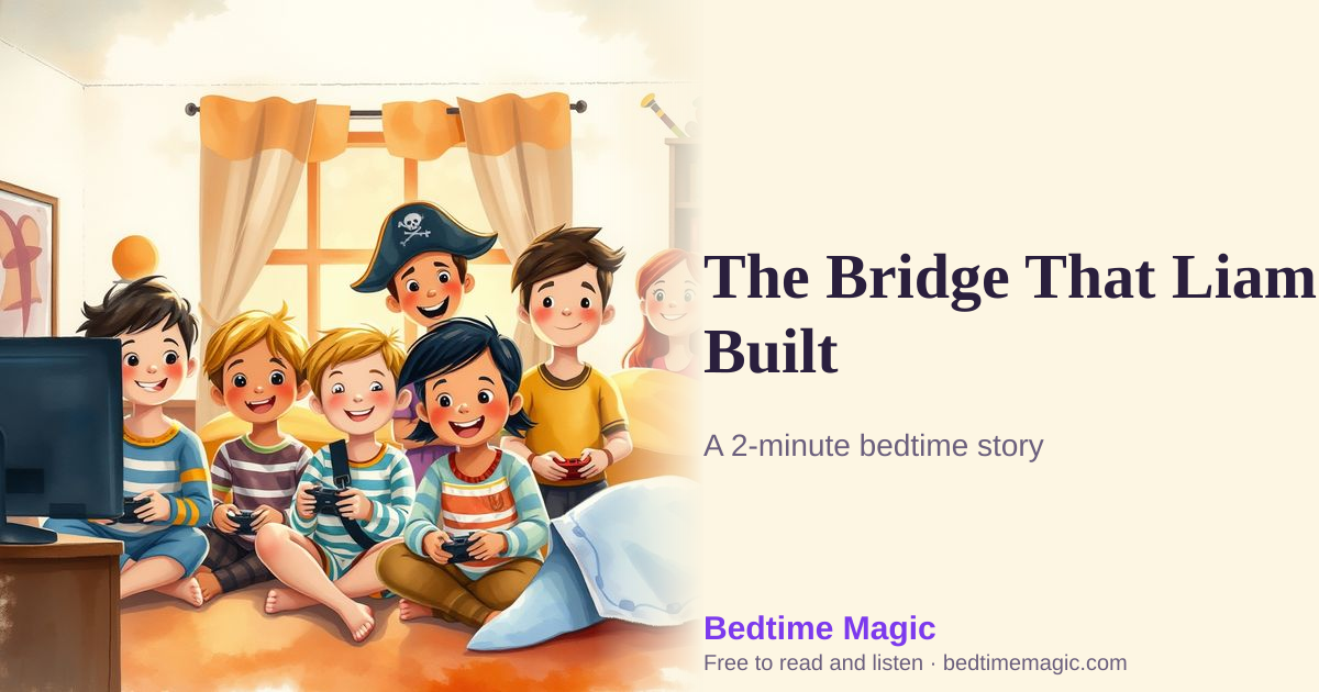 Illustration for The Bridge That Liam Built
