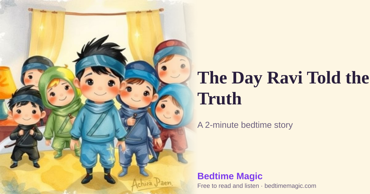 Illustration for The Day Ravi Told the Truth