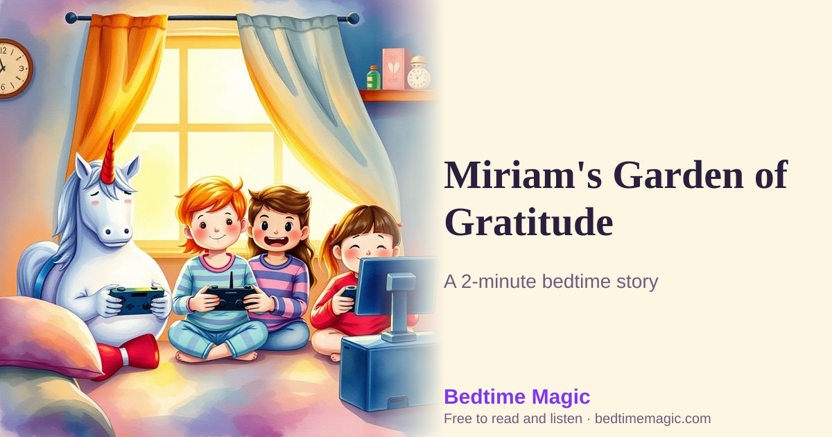 Illustration for Miriam's Garden of Gratitude