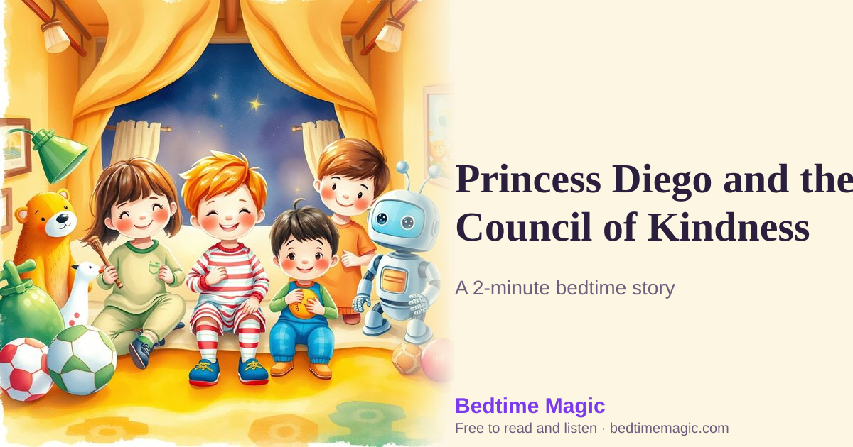 Illustration for Princess Diego and the Council of Kindness