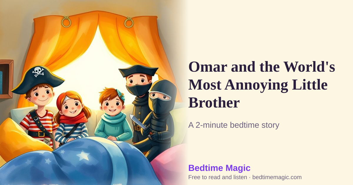 Illustration for Omar and the World's Most Annoying Little Brother