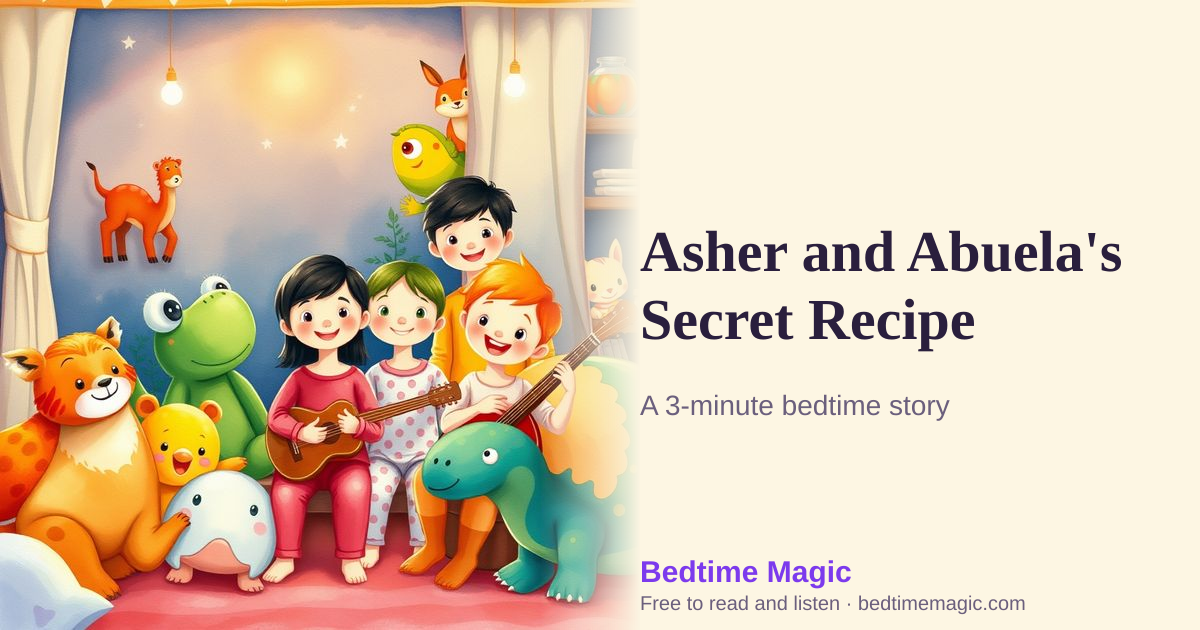 Illustration for Asher and Abuela's Secret Recipe
