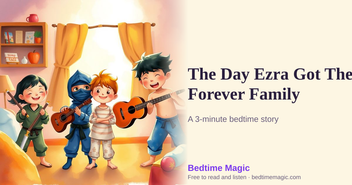 Illustration for The Day Ezra Got Their Forever Family
