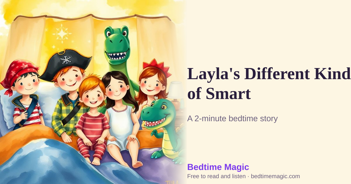 Illustration for Layla's Different Kind of Smart