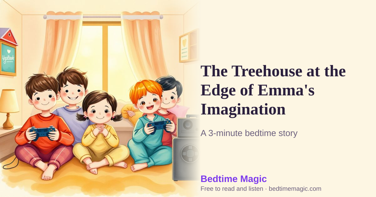 Illustration for The Treehouse at the Edge of Emma's Imagination