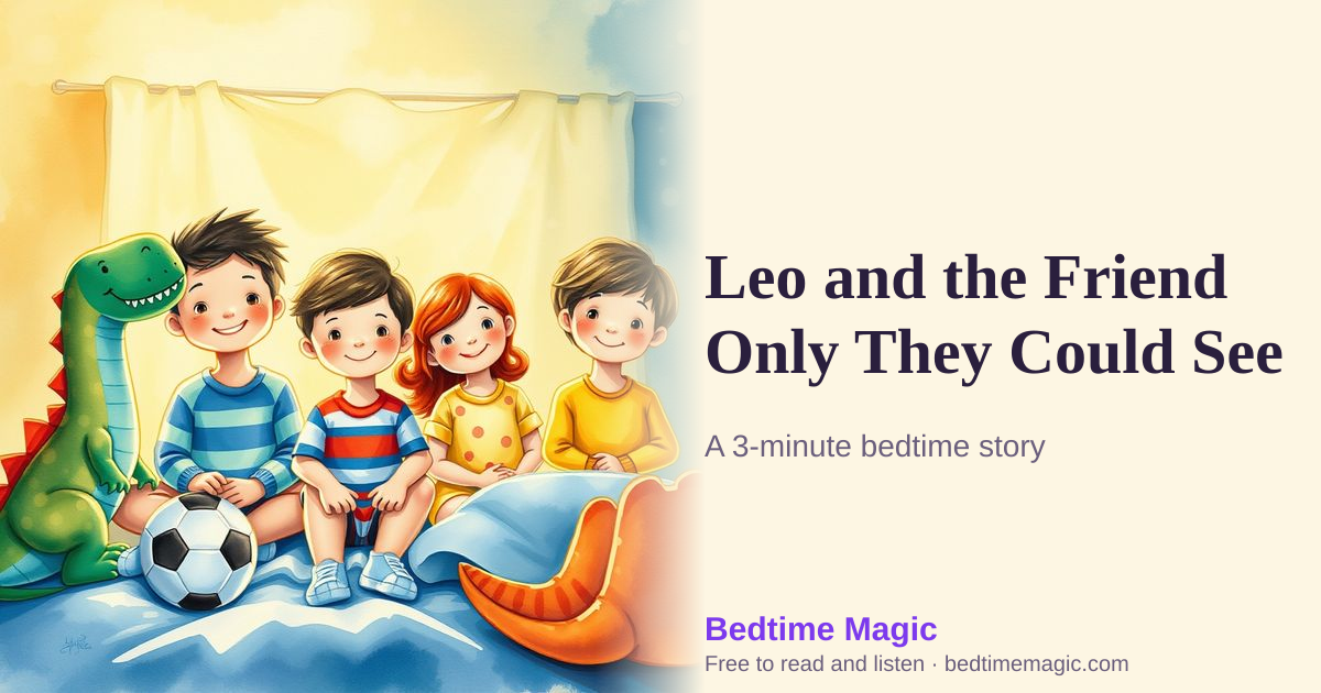 Illustration for Leo and the Friend Only They Could See