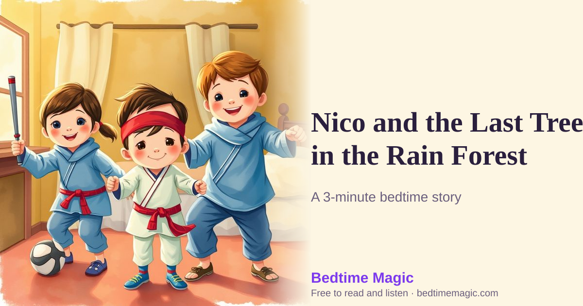 Illustration for Nico and the Last Tree in the Rain Forest