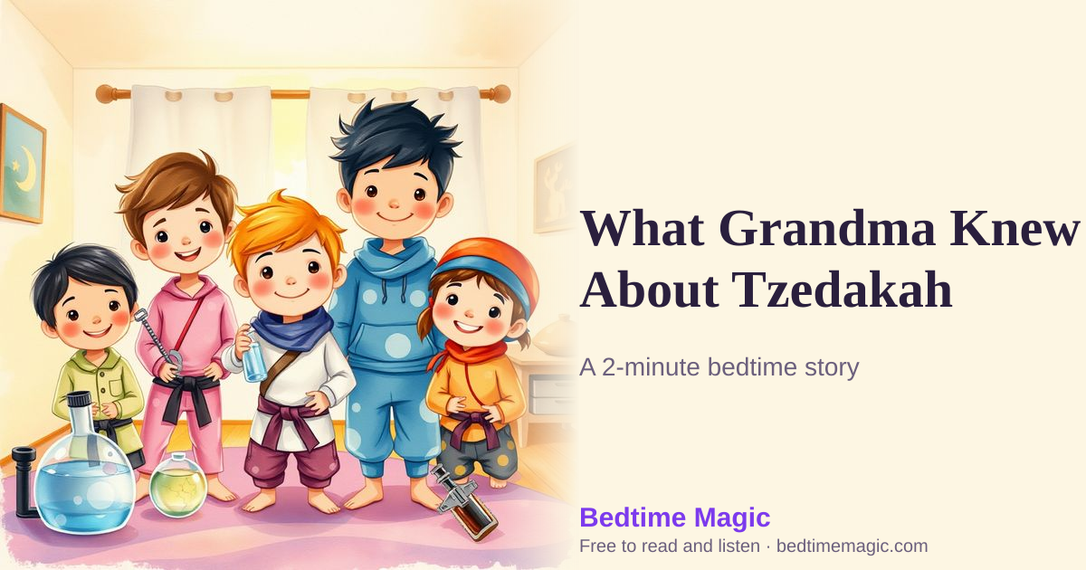 Illustration for What Grandma Knew About Tzedakah